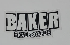 Sticker Baker Skateboards 11cm