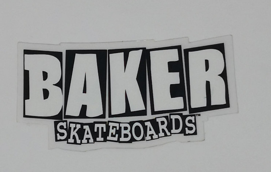 Sticker Baker Skateboards 11cm