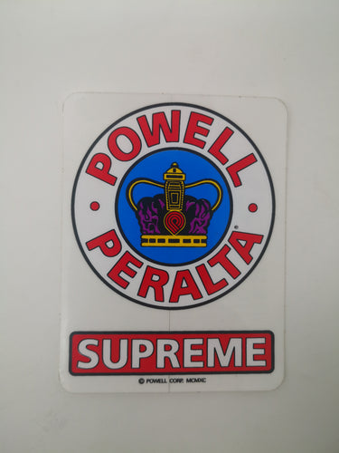 Sticker Powell Peralta Supreme 9x6.8cm