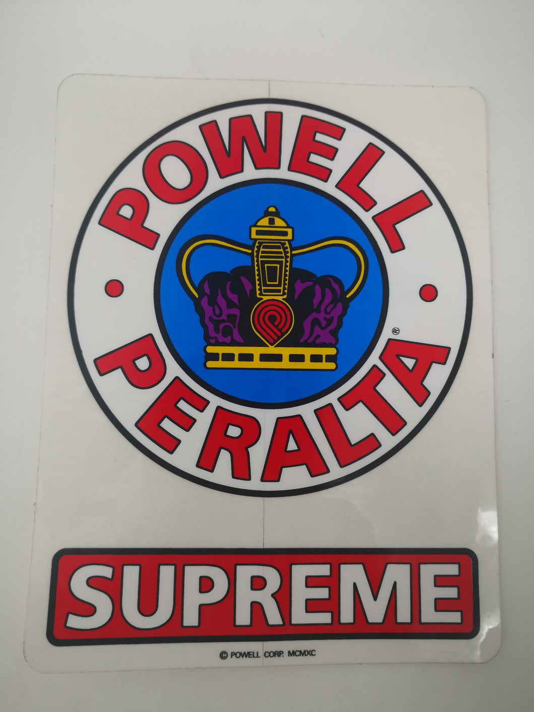 Sticker Powell Peralta Supreme 15x11.5 cm