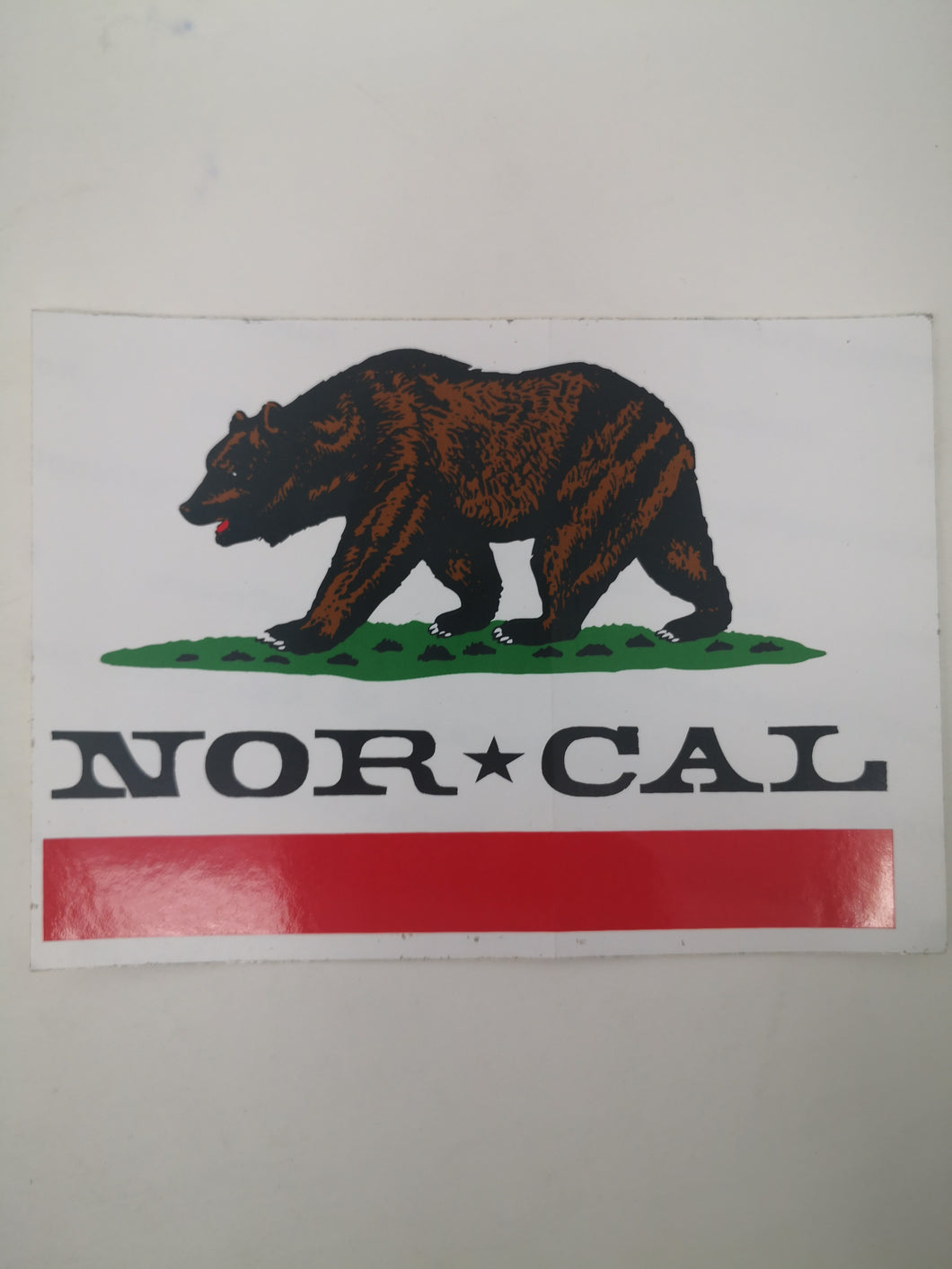 Sticker Nor Cal 12.8x9 cm